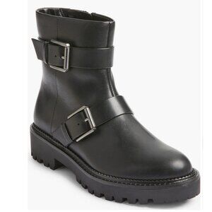 NIB Nordstrom Macombs Genuine Leather Moto Boot - Women's 9